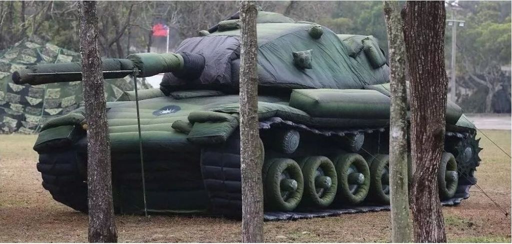 莫力达瓦军用充气坦克